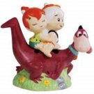 THE FLINTSTONES Dino Bamm Bamm Pebble Back Ride Salt & Pepper