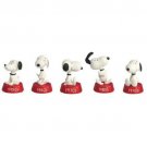 PEANUTS Snoopy Now and Then 5 pcs Figurine Home Decor or Cake Decor
