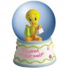 Looney Tunes Tweety Bird Going Shopping "Tweet Yourself" 45mm Water Globe