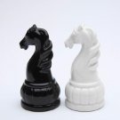 Chess Black and White Knight Salt and Pepper
