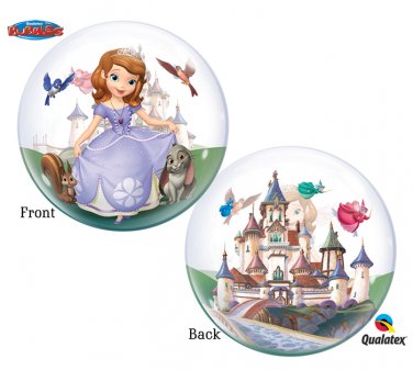 Disney Princess Sofia The First 22" Bubble Balloon Party Supply