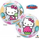 Hello Kitty Happy Birthday 22" Bubble Balloon Party Supply