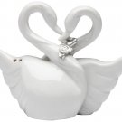 The Perfect Wedding Swan Couple Salt and Pepper Set