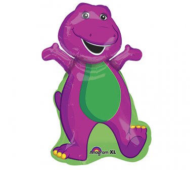 Barney The Purple Dinosaur Full Body 34" Foil Balloon Party Supply