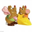 Life According to Disney Princesses Cinderella Gus Gus & Jaq Mouse Salt Pepper