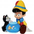 Pinocchio and Figaro The Cat Salt and Pepper Shakers Kitchen Ware