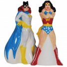 DC Comics Bat Girl and Wonder Woman Magnetic Salt and Pepper Shaker Set