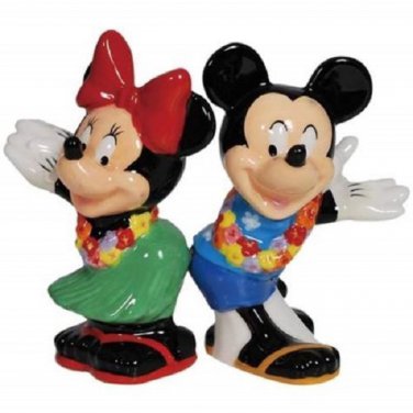 Mickey InspEARations Mickey and Minnie Hula Time Salt and Pepper Shaker