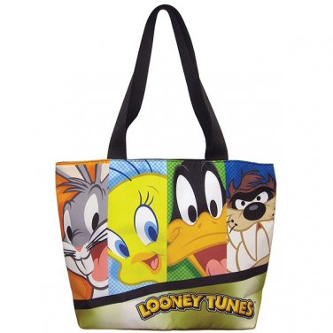 Looney Tune Bugs Bunny Daffy Tweety Bird Taz Tote Bag NWT