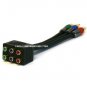 PREMIUM 3-RCA RGB RG-6/u Component Video Splitter
