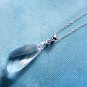 Handmade Sterling Silver Necklace with Swarovski Crystal Wing Pendant - Crystal Clear