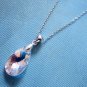 Handmade Gracious Swarovski Teardrop Pendant - Sterling Silver
