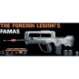 Famas airsoft spring rifle clear refurbished