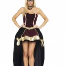 Deluxe 5pc Masquerade Mistress Costume S/M/L