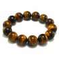 All Natural Tiger Eye Color Agate Stone String Bracelet