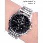 Handlove Stainless Steel Glossy Black Dial Men's Watch