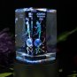 All New Aquarius 3D Laser Crystal Gift with Light Base