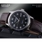 Handlove Black Import Genuine Leather Mens Swiss Watch