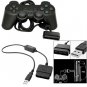 New USB Plug Adapter Wired Controller for Sony PS3 PS2