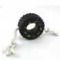 Brand New The Squeaky Rubber Tire Pet Toy Rope for Dogs