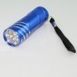 Mini LED Flashlight 9 LED Water Proof Shock Resistant