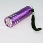 Mini LED Flashlight 9 LED Water Proof Shock Resistant