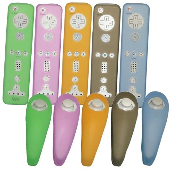 Custom Hard Shell Case for Wii Wiimote Nunchuck Covers