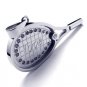 Men Style Tennis Racket Styled Diamond Pendant Necklace