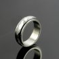 New Rotatable Transfer Ring Tungsten Steel Silver Ring
