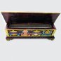 A Hand-Carved Tibetan Incense Box Mahogany Cherry Wood