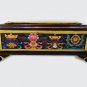 A Hand-Carved Tibetan Incense Box Mahogany Cherry Wood
