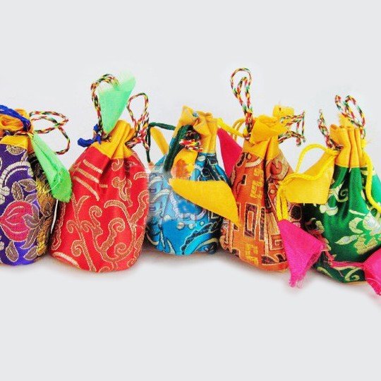 New Natural Tibetan Herbal Incense Satchel Holder Pouch