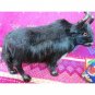 Tibetan Yak Replica Figurine Handmade Plush Toy Statue