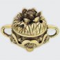 Bronze Tibetan Lotus Incense Burner Fragrance Pot Shape
