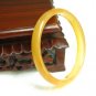 Yellow Orange All Natural Agate Stone Bracelet Elastic