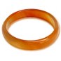Yellow Orange All Natural Agate Stone Bracelet Elastic