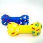 All New Squeaky Football for Dogs Rubber Bone Chew Toy