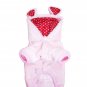 Cute Dog Clothing Soft Rabbit Suit for Pets Pink Size 2