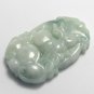 Natural Translucent Chinese Jade Zodiac Rabbit Pendant