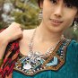 A Elegant Hmong Designed Thai Jewelry Butterly Necklace