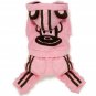 Cute Pink Monkey Suit for Dogs & Pet Clothing - Size 8