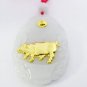 Jade Zodiac Pig Pendant Necklace