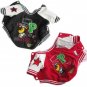 Pet Dog Clothes Embroidered Sports Jock Jacket - Size 4