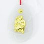 Jade 24k Gold Pendant Zodiac Monkey