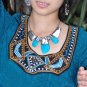 New Hmong Influenced Thai Jewelry Indian Stone Necklace