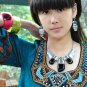 New Hmong Influenced Thai Jewelry Indian Stone Necklace