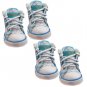 Dogs Canvas Shoes Pets Waterproof NonSlip Rubber Size 2