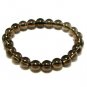 An 8mm All Natural Citrine Elastic Bracelet Brown Agate