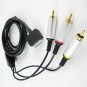Composite AV Video Cable RCA Soft Pouch for Sony PSP Go