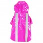 Pink Dog Rain Jacket Hoodie Coat Parka